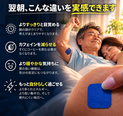 Renew Calm™ 睡眠サポートパッチ — 夜に、やすらぎを。